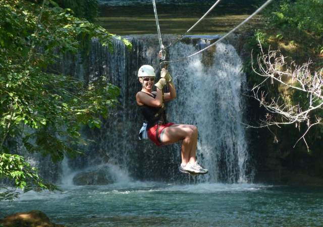 Chukka's Zipline Over YS Falls