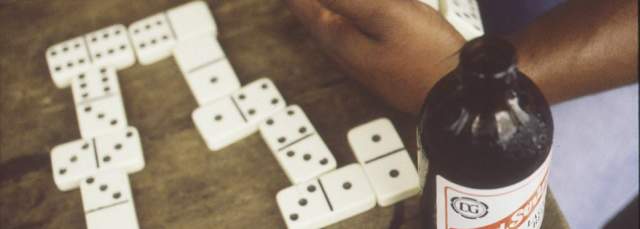 Red Stripe and Dominoes